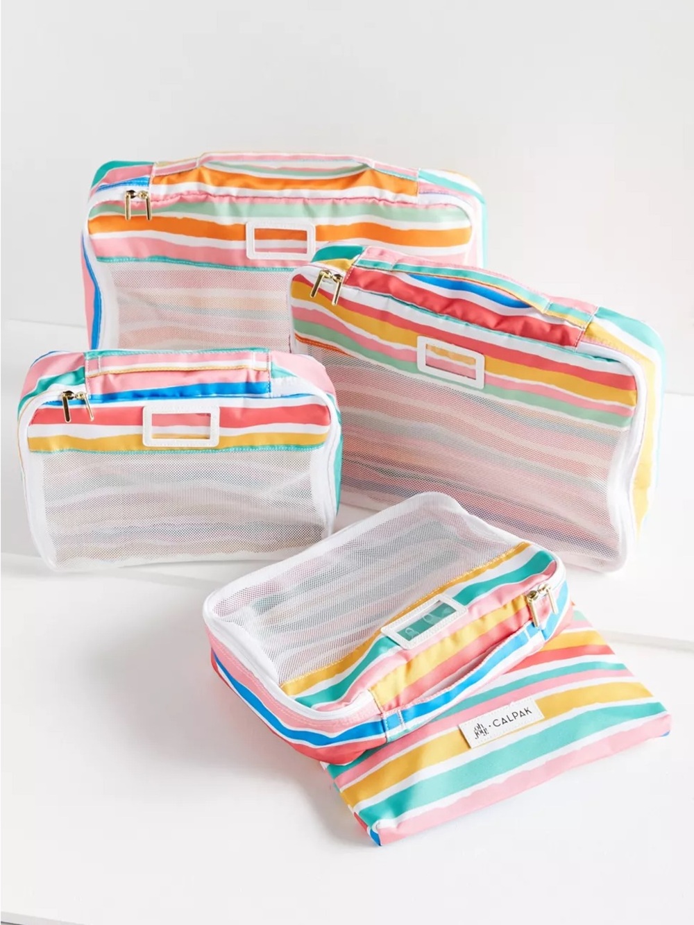 CalPak x Oh Joy Packing Cubes Set Travel Stripes Rainbow Girly Cute Flight